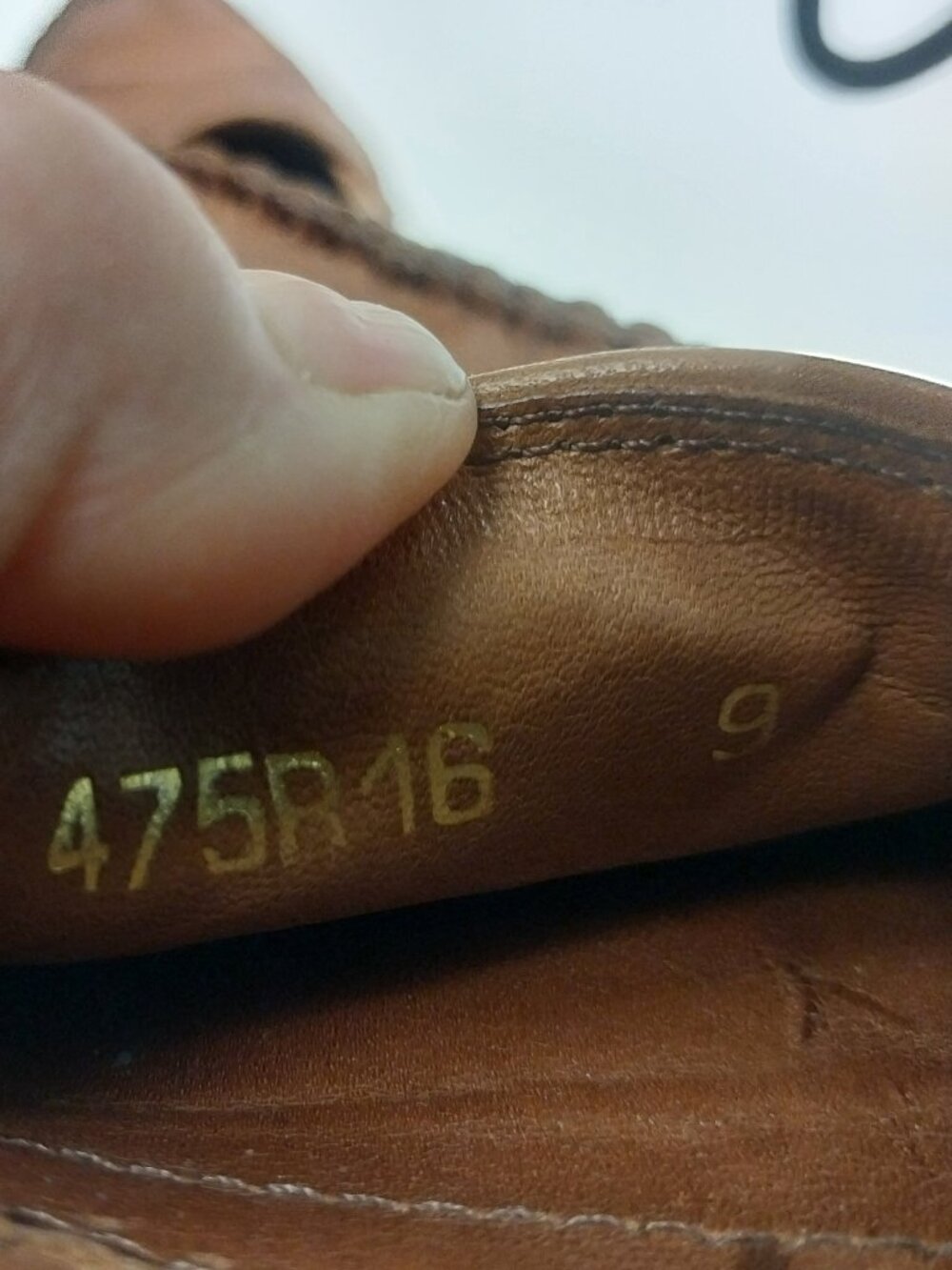 MENS PARAGON LEATHER LOAFERS SIZE 9 - Picture 10 of 13